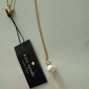 Kate Spade Gold Necklace with Pearl Pendant
